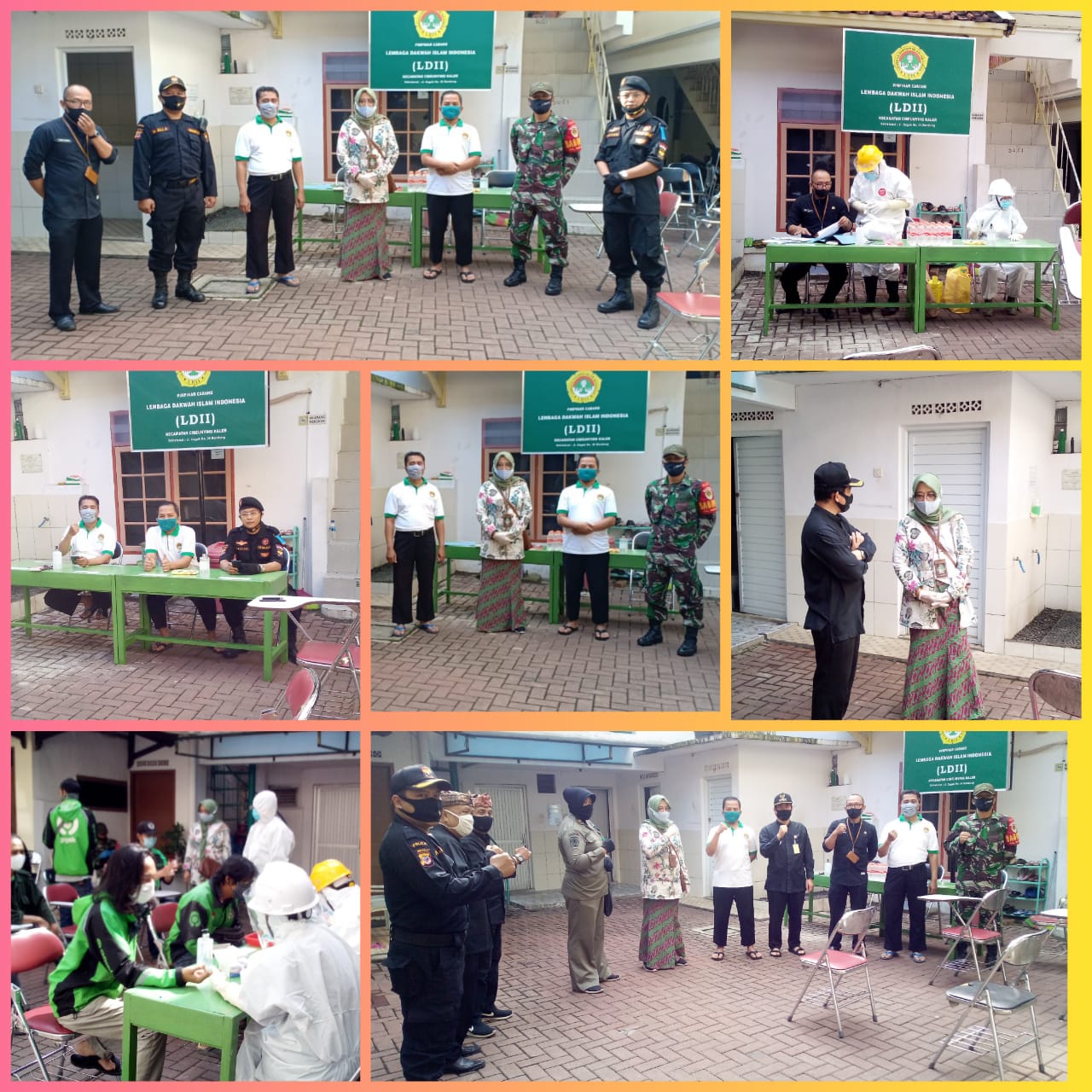 PC LDII Kec. Cibeunying Kaler, Dinas kesehatan Rapid Tes Pengemudi Ojeg