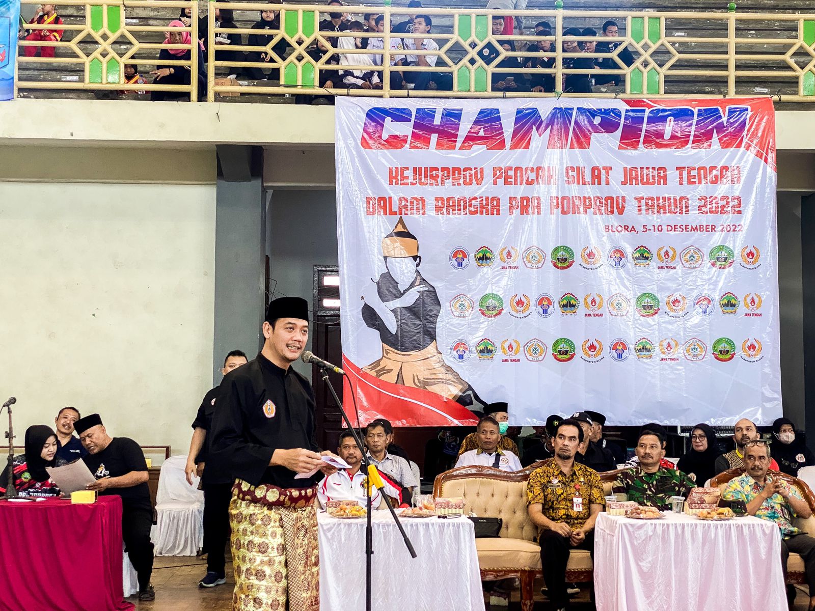 700 Pesilat Se Jawa Tengah penuhi GOR Mustika Blora