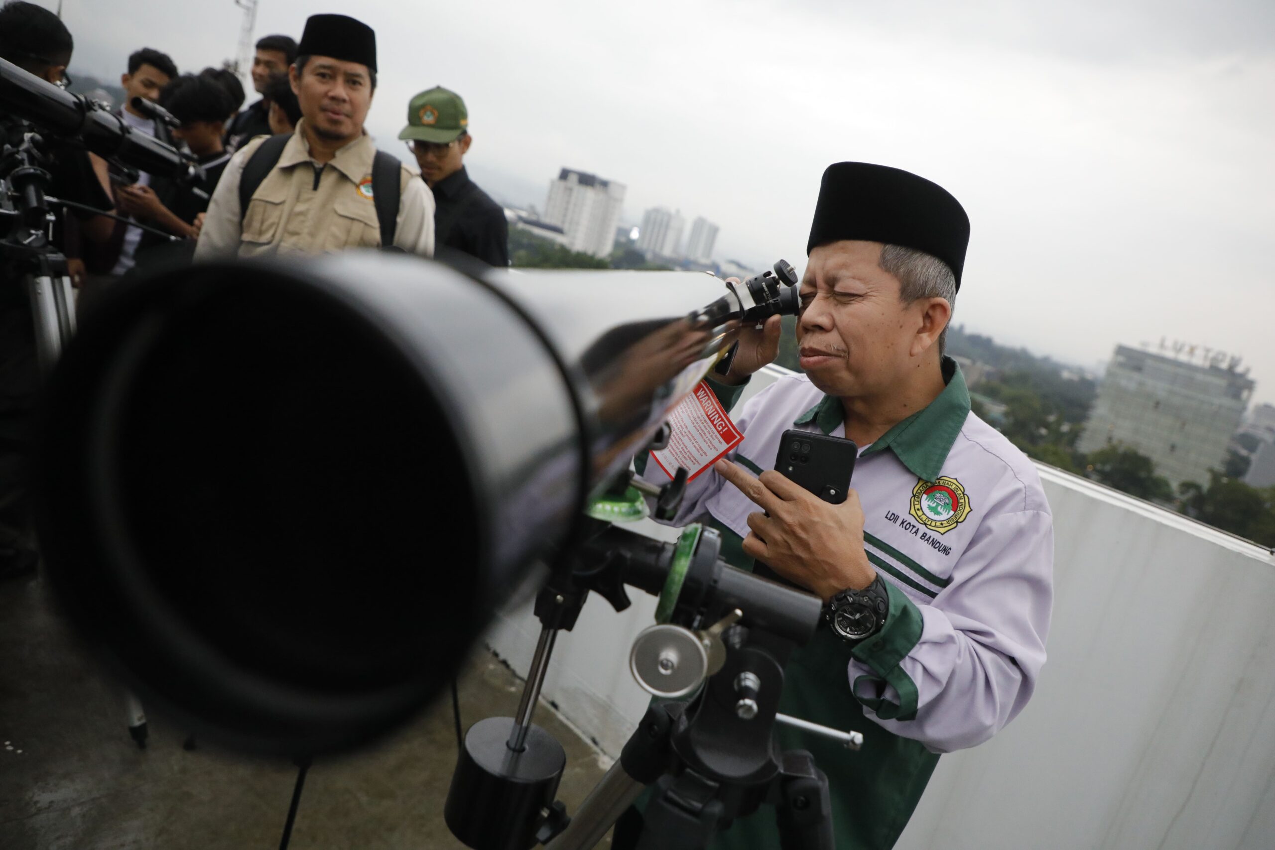 LDII Kota Bandung Ikuti Pemantauan Hilal 1 Ramadhan 1446 H