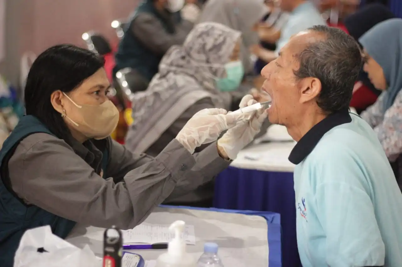 LDII Bersama Dinas Kesehatan Kota Bandung Gelar Cek Kesehatan Gratis