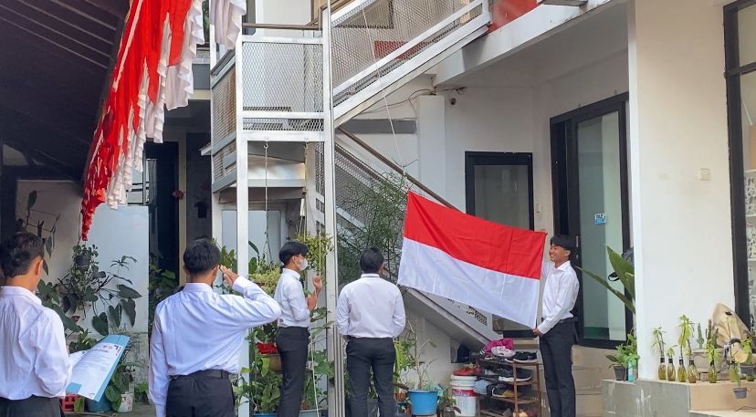 LDII Sukasari Gelar Upacara HUT RI ke-80