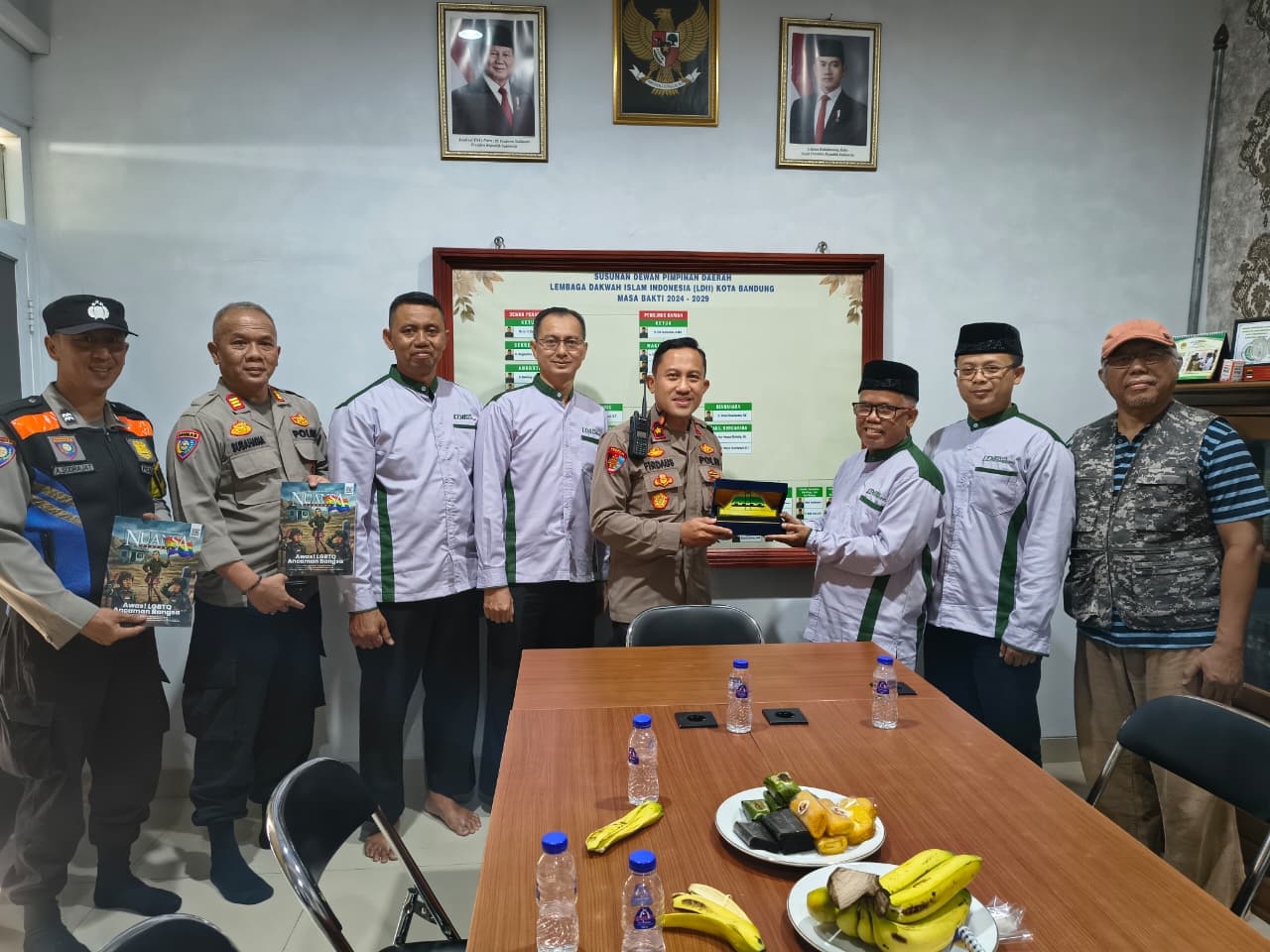 Kapolsek Sukajadi Silaturahim ke DPD LDII Kota Bandung, Perkuat Sinergi Jaga Kamtibmas
